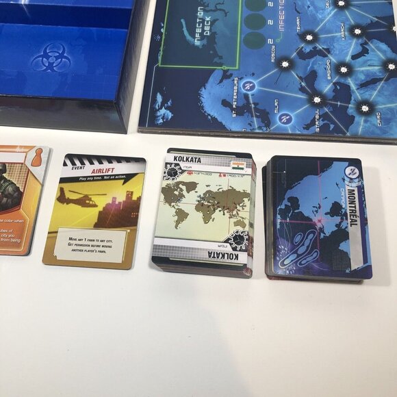 Pandemic Board Game Complete - ZMG 1100 Z-Man Games - Picture 6 of 8